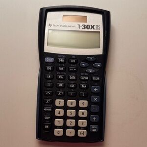 Texas Instruments TI-30XIIS Black and White Calculator